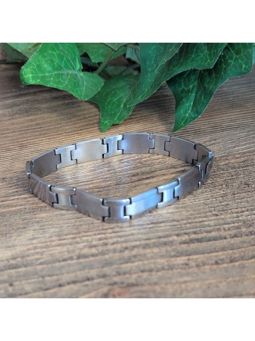 Stainless Steel Men's Link Bracelet 9"